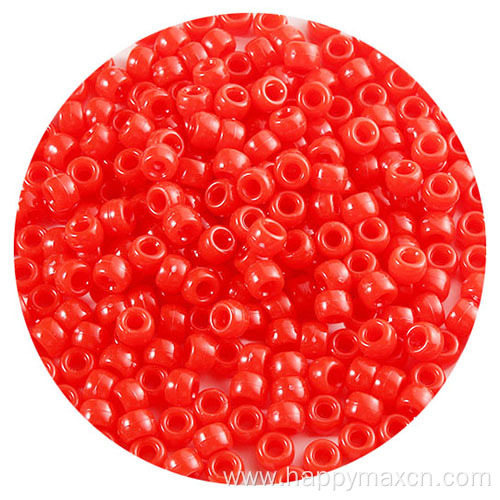 Acrylic bulk cheap craft idea pony beads